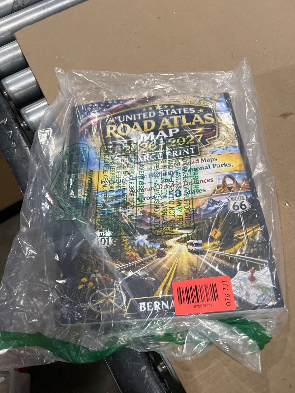 Photo 1 of **SEE NOTES** UNITED STATES ROAD ATLAS MAP 2026–2027 LARGE PRINT (FULL COLOR): Large-Scale, Easy-to-Read Maps Featuring Scenic Highways, National Parks, and Accurate Driving Distances Across All 50 States