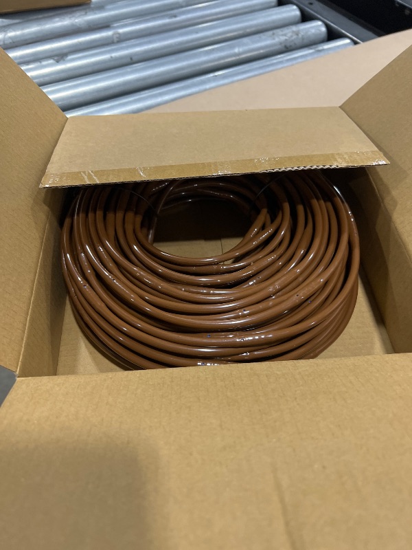 View 2 of 1/4" Irrigation Dripline Tubing for Gardens: 100-foot Drip Irrigation Line with 6-inch Emitter Spacing - Drip Line Tubing for Drip Irrigation Systems