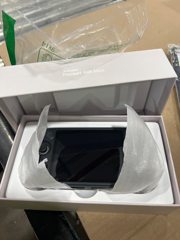 Photo 1 of AYANEO Pocket AIR Mini Android Handheld Game Console - 4.2" HD 4:3 Retro Gaming Screen, MTK G99 Octa-Core, Hall Effect Joystick & Triggers, Portable Gaming Device (Aurora Black, 3G+64G)