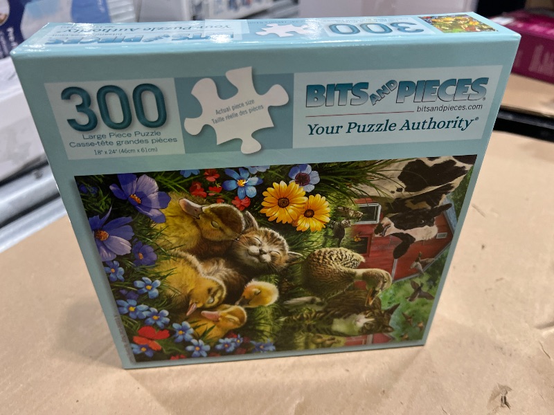 Photo 1 of  Large 300 Piece Jigsaw Puzzles for Adults – Jigsaw Puzzles Designed by Artist Larry Jones, Completed Puzzle Size: 18" x 24"