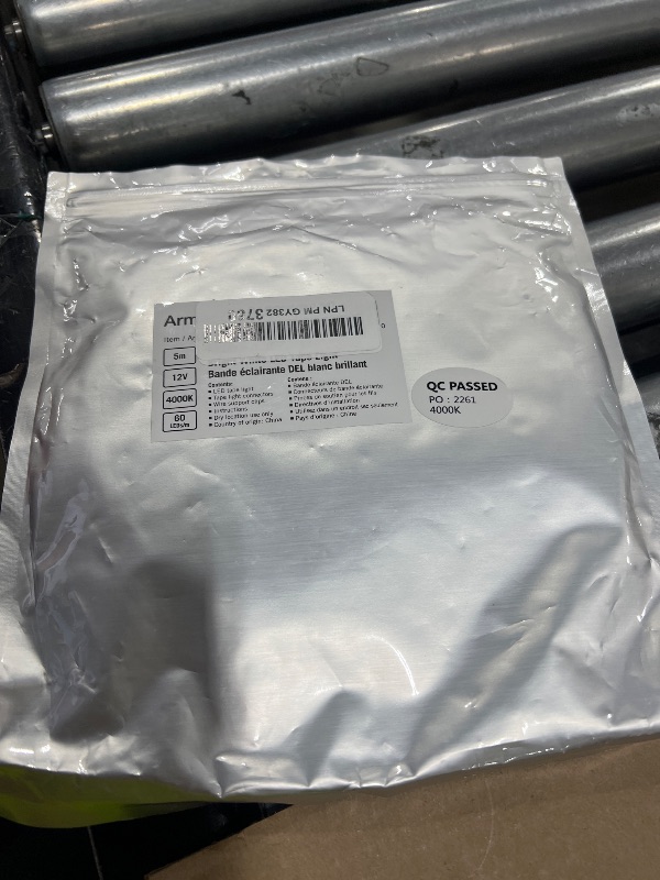 Photo 1 of Armacost Lighting RibbonFlex Pro 12V White LED Strip Lights 60 LED/m, 4000K, 16.4 ft 152230