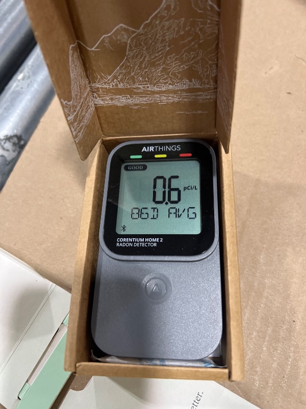 Photo 1 of Airthings 325 Corentium Home 2 Smart Digital Radon Detector - Portable and Easy-to-use Radon Testing with Bluetooth connectivity and Humidity & Temperature Sensors