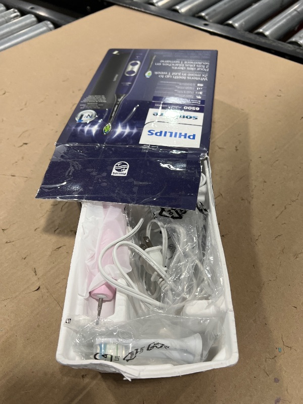 Photo 1 of Philips Sonicare Protective Clean 6500 Rechargeable Electric Toothbrush, with Pressure Sensor, 3 Cleaning Modes, SmarTimer and QuadPacer, 14-Day Battery Life, Charging Travel Case, Purple, HX6462/09
