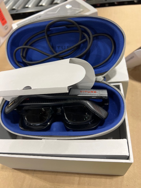 Photo 1 of VITURE Luma Pro XR Glasses — 152” 1200p 120Hz Ultra Sharp Display, 52° FOV, Electrochromic Film,Myopia Adjustments, Harman Audio, AR Glasses for iPhone 17/16/15, Android, Mac, PC, Steam Deck, Switch 2