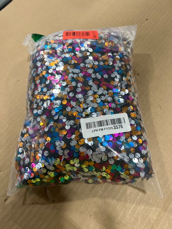 Photo 1 of RED DOT BOUTIQUE 847 - Long Sleeves Multi Color Sequin Bodycon Party Short Dress (Multi Color, Large)