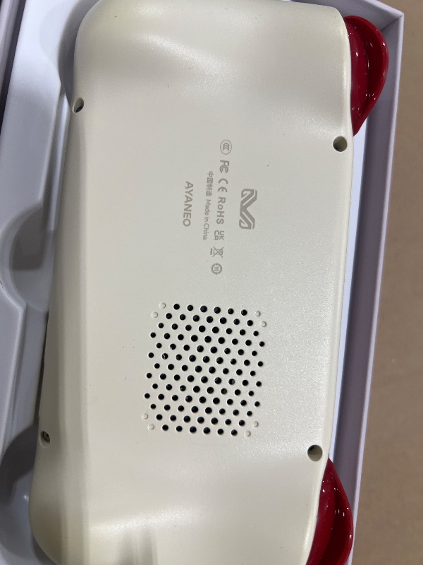 Photo 1 of AYANEO Pocket AIR Mini Android Handheld Game Console - 4.2" HD 4:3 Retro Gaming Screen, MTK G99 Octa-Core, Hall Effect Joystick & Triggers, Portable Gaming Device (Retro White, 3G+64G)