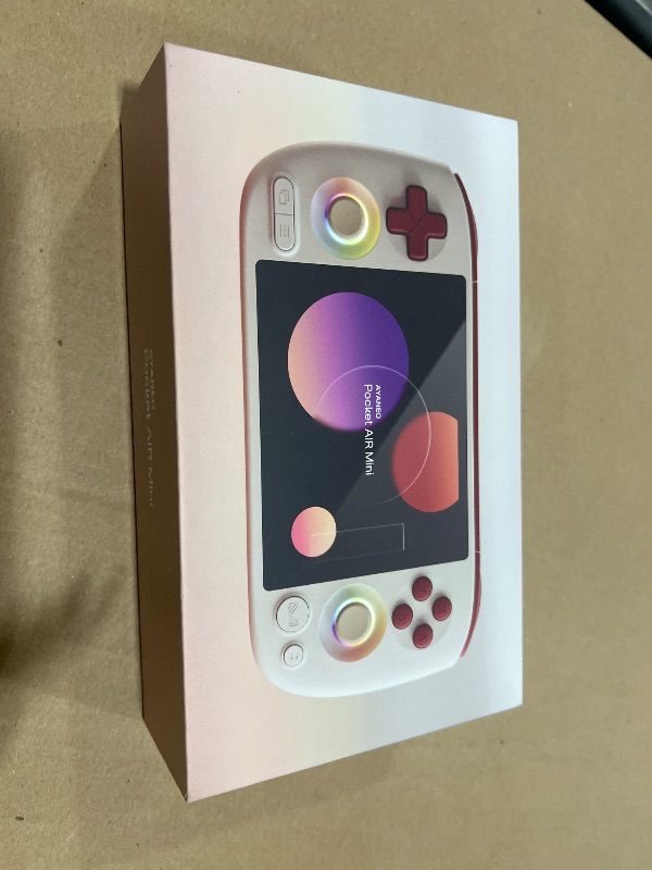 Photo 1 of AYANEO Pocket AIR Mini Android Handheld Game Console - 4.2" HD 4:3 Retro Gaming Screen, MTK G99 Octa-Core, Hall Effect Joystick & Triggers, Portable Gaming Device (Retro White, 3G+64G)