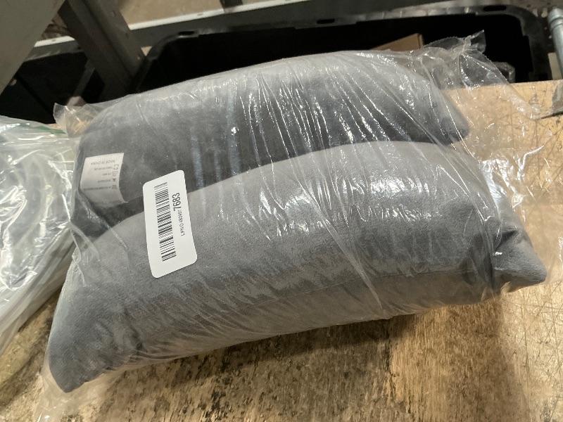 Photo 1 of 1 MIDDLE ONE 2 Pack Small Pillow, Memory Foam Mini Pillow 11 X 7 Inches for Travel, Sleeping, Nap and Neck, Knee, Lumbar Support, Tiny Cushion for Pet, Dogs (Grey)