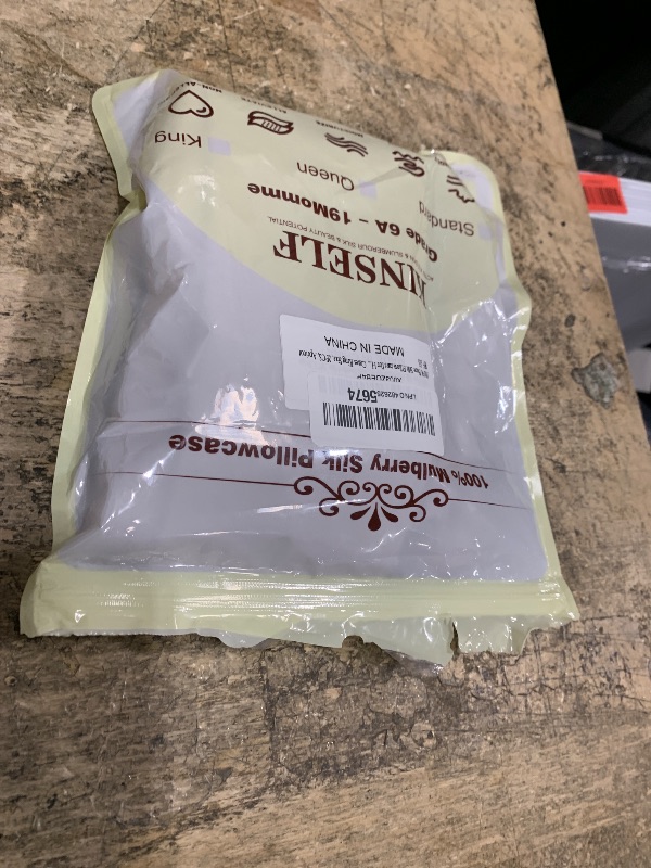 Photo 1 of 2 Pack 100% Pure Silk Pillowcase for Hair and Skin, Both Sides Mulberry Silk Pillowcases with Hidden Zipper, Cooling Pillowcase 19 Momme, 600 Thread Silk Pillow Cases King Size, Apricot