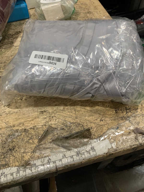 Photo 1 of ?Haplifez Sensory Bed Sheet, Sensory Compression Blanket?, Weighted Blankets, Breathable Stretchable Bedding Fit, Lightweight Calming Sleep Solution, Grey, 54"x60"