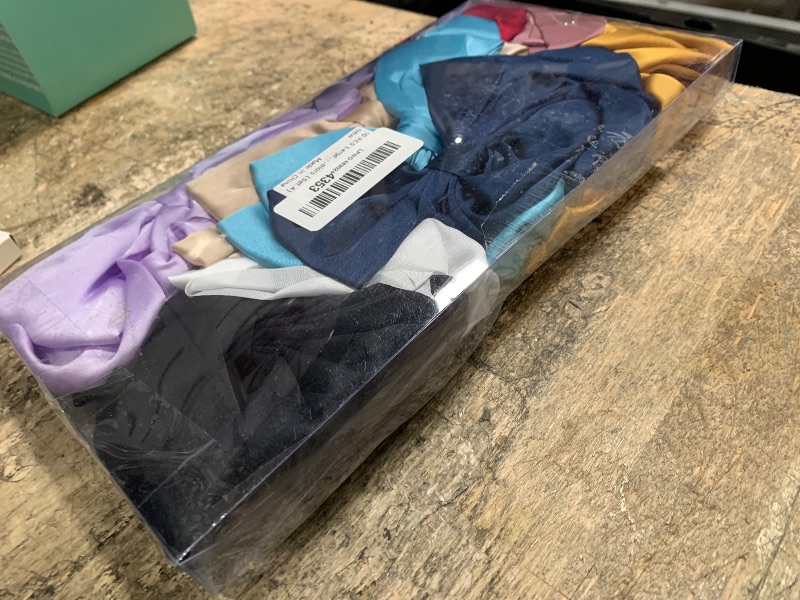 Photo 1 of 10 PCS Large Hair Ribbon Barrettes with Long Tails for Women & Girls, TOKUFAGU Vintage French Hair Accessories - Bow Clips in 10 Colors (Set A)