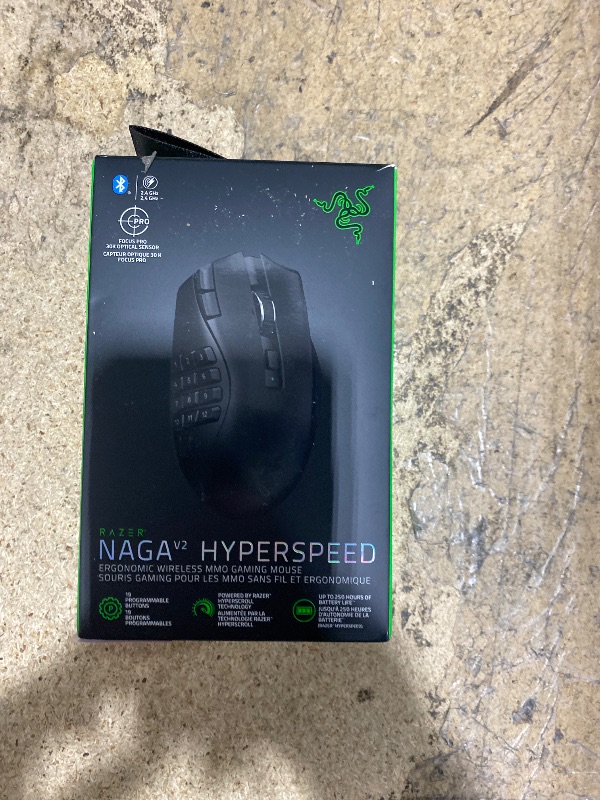 Photo 1 of ***PACKAGING BOX INCORRECT*** Corsair Harpoon RGB Pro Optical Gaming Mouse, Black, CH9301111NA MPN:CH-9301111-NA