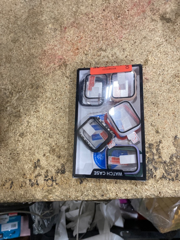 Photo 1 of 10 Pack Hard Case for Apple Watch Series 8 Series 7 41mm with Built-in Tempered Glass Screen Protector,JZK Thin HD Hard PC Bumper Full Coverage Bubble-Free Cover for iWatch 8/7 41mm Accessories