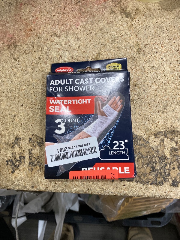 Photo 1 of 100% Waterproof Cast Covers for Shower Arm - Tight Seal - 3pk Adult Reusable Cast Protectors - Half Arm Bag Sleeves