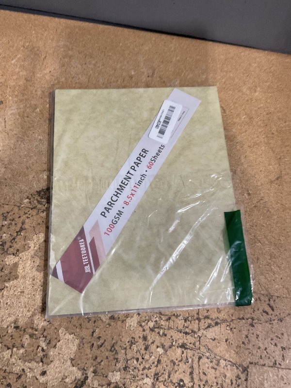 Photo 1 of  Parchment Paper for Certificates, 8.5" x 11", Double-Sided Stationery Paper for Resumes & Diplomas, Printer-Friendly (Ivory)