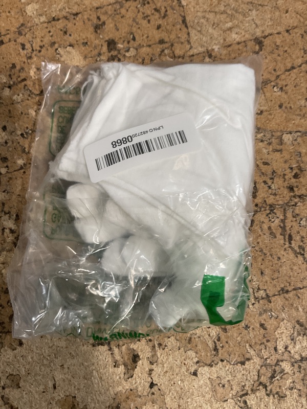 View 2 of  White Cotton Gloves for Dry Hands Eczema SPA Moisturizing - Work Glove Liners for Serving Costume Inspection