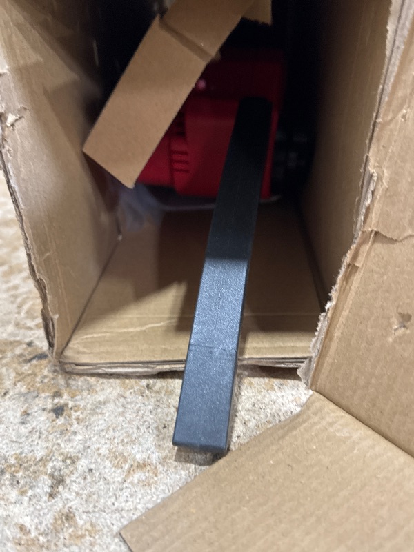 Photo 1 of ** FOR PARTS ONLY ** 
Mini Chainsaw for Milwaukee 18V Battery, Auto-Oiler, 8-Inch and 6-Inch 2-IN-1 Brushless Cordless Pruning Chainsaw, 750W Chain saw 4000RPM for Wood Cutting, Tree Trimming (NO Battery) (Red)