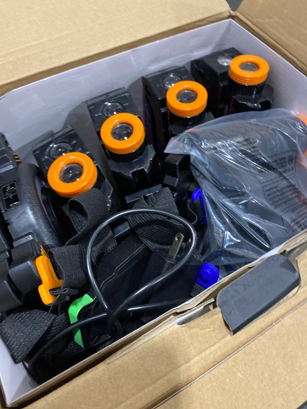 View 3 of (used) ArmoGear Laser Tag Guns with Vests Set of 4 - Adult Laser Tag Guns, Multiplayer Lazer Tags Set for Kids, Teens, and Adults - Indoor and Outdoor Game for Family Fun - Gift for Boys and Girls, Ages 8+