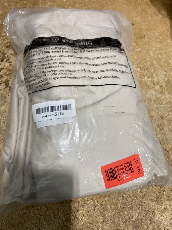 Photo 1 of 10 ft x 10 ft Wrinkle Free Beige Backdrop Curtain for Parties, 2 Panels 10ft Polyester Beige Photo Backdrop Drapes for Graduation Birthday Wedding Party Stage Curtains