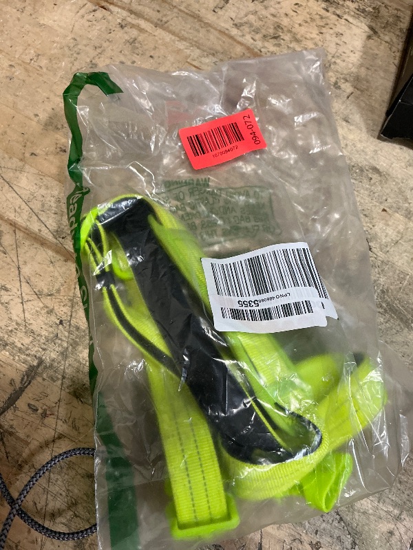 Photo 1 of **DIRTY** KOSKILL Green USB Rechargeable 360-degree Illumination Dog Harness, Medium, Reflective