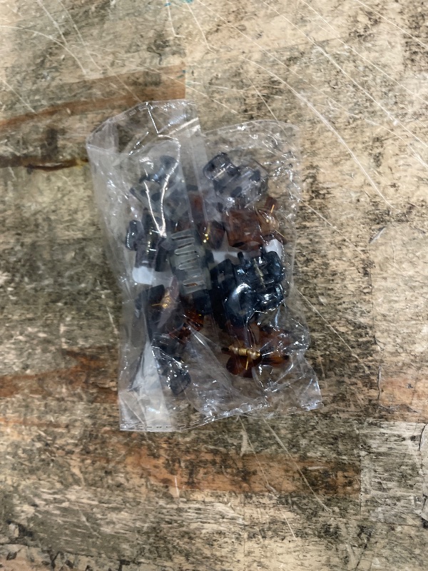 Photo 1 of 12Pcs Mixed Color Rectangular Small Hair Clips with Leopard Print Square Claw Clips for Women Small Claw Clip Cute Hairclips Womens Hairclip Vintage Hairclips Decorative Hair Claws Clip for Party