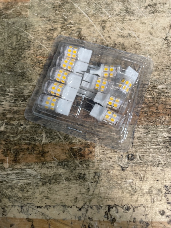 Photo 1 of (10Pack) G8 Led Bulbs,T4 3W Replacement for 20-25W Halogen Bulb,Warm White 3000K,GY8.6 JCD Type Bi-Pin Base,120V,Puck Light Bulb,for GE Microwave Light,Under Cabinet, Under Counter Kitchen Lighting