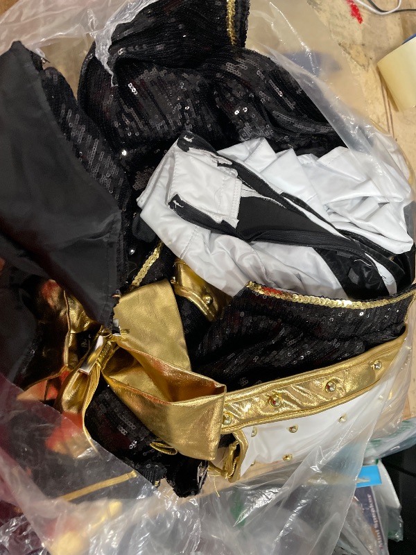 Photo 1 of **DIRTY*** Cosfun Womens Cosplay Costume Set - Black Golden Tops Skirt Uniform Outfits Size M