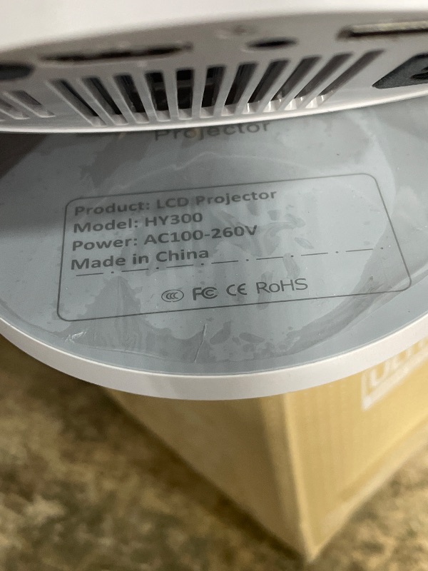 Photo 1 of ?Electric Focus?Magcubic Mini Projector 4K Support, Portable Projector with WiFi 6 and Bluetooth 5.4, Smart Proyector, 5W Soundbase Speaker, 180°Rotation for Home Theater