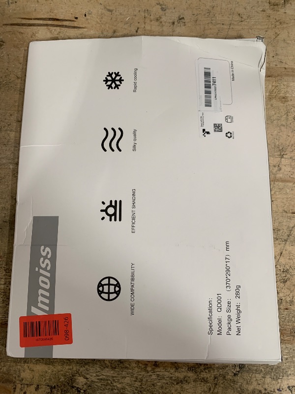 Photo 1 of [2026 Upgraded] Nmoiss Car Windshield Sun Shade [Dot Matrix Reflective Coating] Extended Edge No Light Leakage Design Cooling Protect Car Interior from UV Damage Large