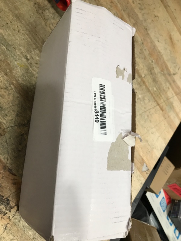 Photo 1 of **MISSING 4 LIDS** AOZITA 6 Pack Acrylic Qtip Holder Dispenser for Cotton,Swab, Ball, Round Pads, Floss Picks - Clear Plastic Apothecary Jar Set, Bathroom Canister Storage Organization, Vanity Makeup Organizer