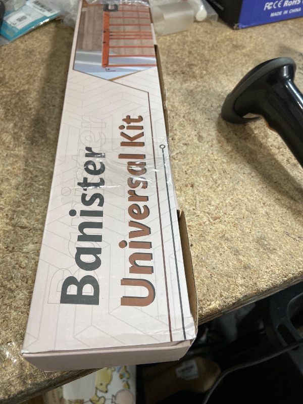 Photo 1 of 1 Pcs No Hole Stairway Baby Gate Adapter - Fits Round & Square Banisters, Compatible with Most Hardware and Pressure Mount Baby Gates Up to 37 inches Tall