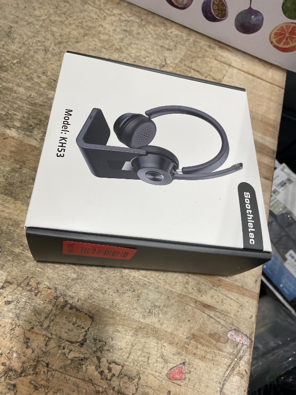 Photo 1 of (Upgraded Version) Wireless Headset, Bluetooth Headset with Noise Cancelling Microphone, Best Headphones with Mic Mute & USB Dongle for PC/Computer/Laptop/Cell Phones/Remote Work/Call Center