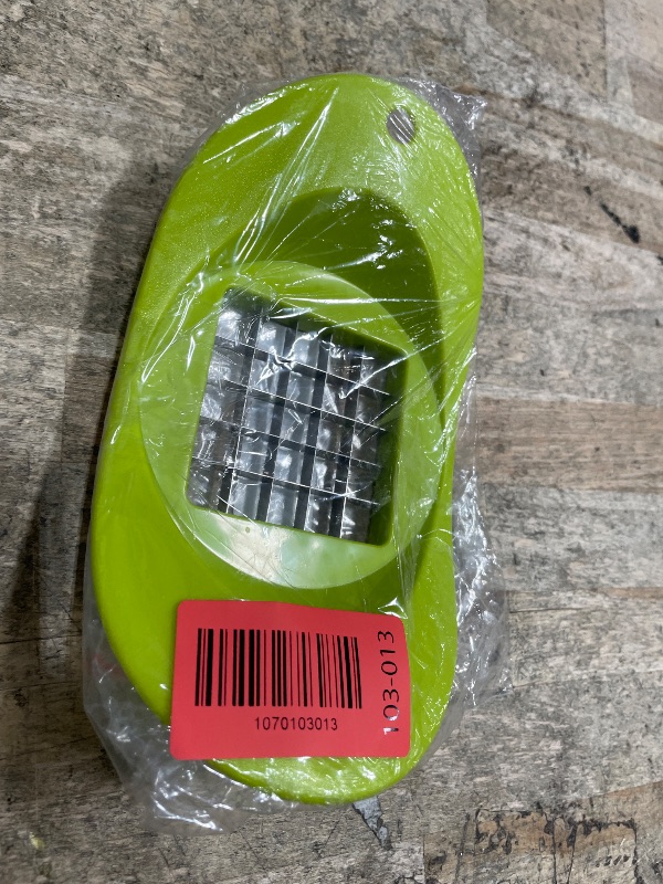 View 2 of 1 PCS Egg Chopper Egg Slicer Fruit Salads Cuter Potato Cutter Hard Boiled Egg Slicers Fruit Cube,Vegetable Slicer,Onion Mincer Chopper, Vegetable Chopper,Cutter,Dicer - Pack of 1 grid 0.5 inch,Green