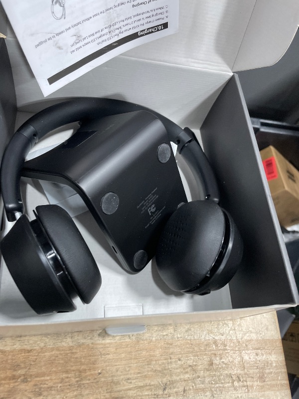 Photo 1 of (Upgraded Version) Wireless Headset, Bluetooth Headset with Noise Cancelling Microphone, Best Headphones with Mic Mute & USB Dongle for PC/Computer/Laptop/Cell Phones/Remote Work/Call Center