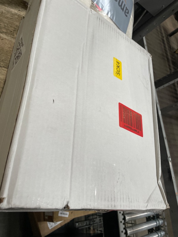 Photo 1 of 1 Each | Disposable Glove or Tissue Box Holder, TRIPLE (3-Box) Glove Rack, Wall Mounted Universal Box Holder, for Larger Sized Boxes, White - 1 Glove Rack