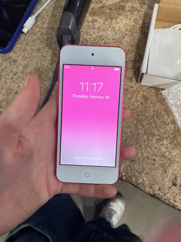 Photo 1 of **LOCKED WITH PASSCODE**Apple iPod Touch 6th Generation Model A1574 hot pink 