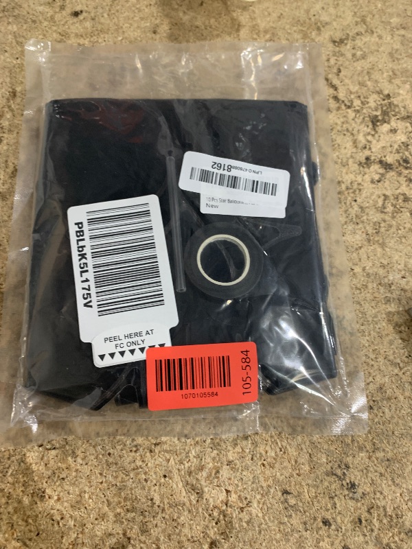 Photo 1 of 10 Pcs Black Star Balloons Explosion Balloons Foil Cone Balloon Magic for Birthday Wedding Anniversary Party Backdrops Decorations Supplies, 6 Pcs 22 Inches and 4 Pcs 27 Inches