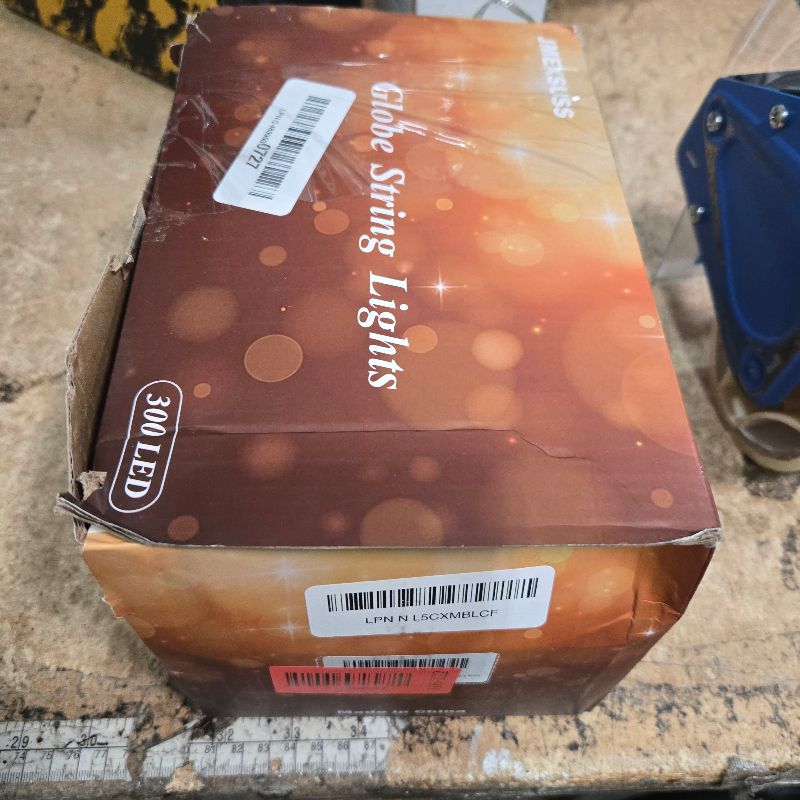 Photo 1 of 147ft Globe String Lights Outdoor Waterproof, 300 LED Indoor Christmas Lights Plug in with Remote, Hanging Fairy Light for Bedroom Holiday Party Patio Garden Christmas Decorations, Warm White