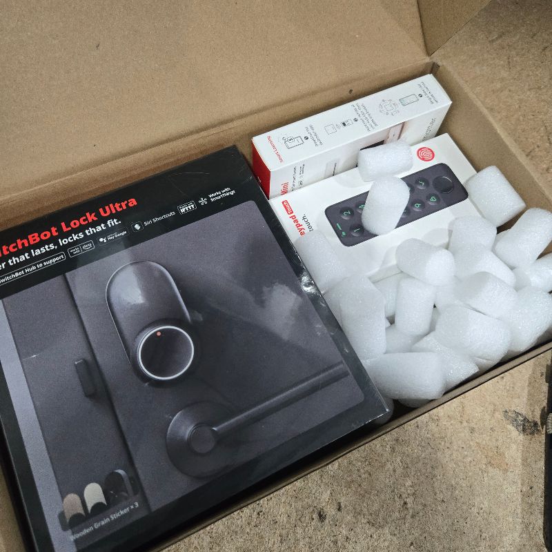 Photo 1 of **FACTORY SEALED** Smart Lock Ultra with Keypad,Fingerprint Door Lock, App Remote Control, Built-in WiFi Keypad Deadbolt, Auto Unlock, Waterproof&Easy Install,Supports Alexa and Google (Lock Ultra Touch Combo)