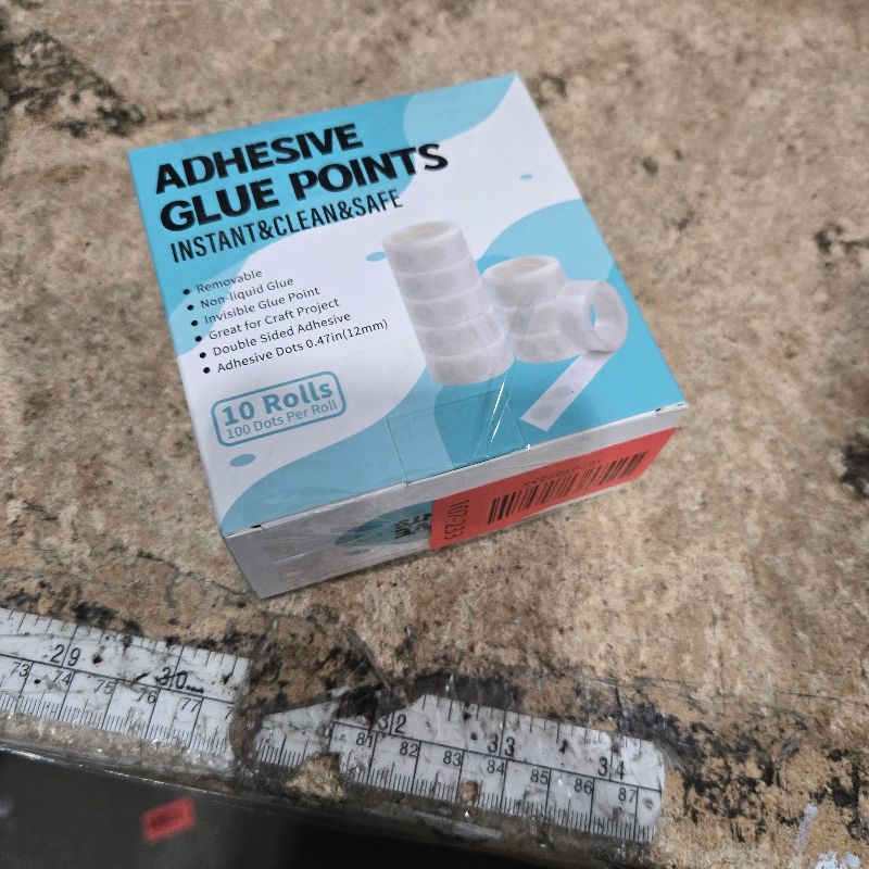 Photo 1 of 1000pcs Glue Point Clear Balloon Glue Removable Adhesive Dots Double Sided Dots of Glue Tape for Balloons Craft Glue Points Dots Sticky Dots or Wedding Decoration