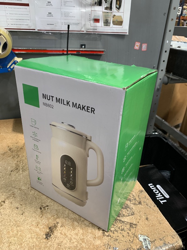 Photo 1 of ***MISSING PARTS***
GDOR 42oz Smart Nut Milk Maker, 9-in-1 Plant Milk Machine for Almond, Oat, Soy, Juice & Smoothie, Large Touch Display Blender with Keep Warm, Boil Water, 12H Delay and Self-Cleaning