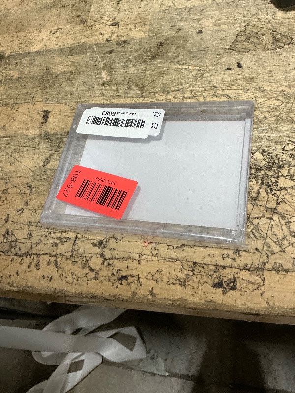 Photo 1 of 175pt Vertical Booklet Magnetic Card Holder - UV Protection - 175 PT PVC FREE - Great Fit For National Treasures, Flawless, Playbook Cards and More