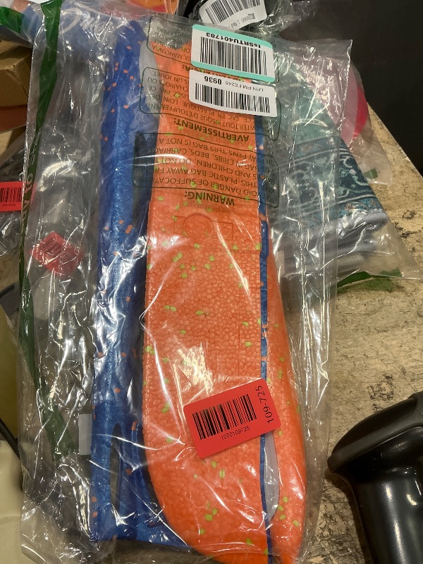 Photo 1 of 2 Pack LED Light Airplane,17.5" Large Throwing 2 Flight Mode Glider Plane,Flying Toy for Kids,Gifts for 3 4 5 6 7 8 9 Years Old Boy,Outdoor Sport Toys Birthday Party Favors Foam Airplane