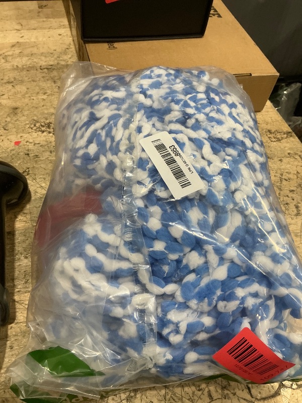 Photo 1 of **MISSING HARD BRUSH ACCESSORY PIECES*** 7 Pack Spin Mop Head for O-Ceda RinseClean 2 Tank System, 4 Triangle Microfiber Mop Replacement Refills, 2 Upgraded Scrub Brush & Base Head Deep Clean Mop Head for Home Office Bathroom
