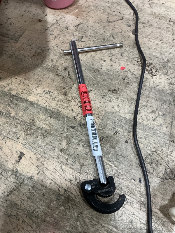 Photo 1 of **minor rusting*** DURATECH 11" Basin Wrench, Sink Wrench, Adjustable Tap Nut Spanner Basin Spanner, Capacity of 3/8" to 1-1/4" for Fixing Back and Union Nuts Under Sink