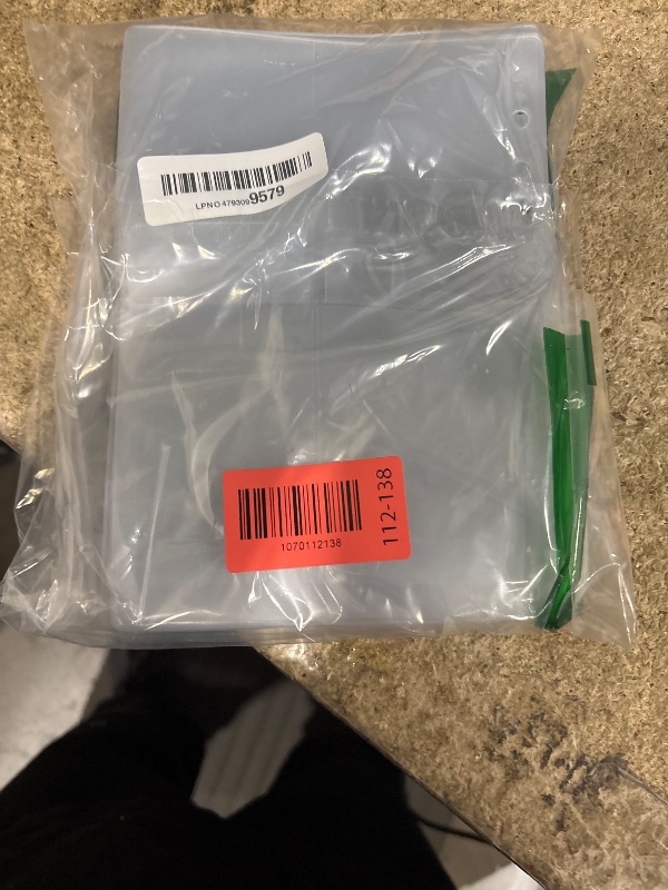 Photo 1 of 10 Sheet Binder Pockets Inserts with four pockets A5 Size 6 Hole Binder Folder for Dies and Stamps Storage,Waterproof PVC Clear Bags Protectors for Cutting Dies Stencil Album Stamp Crafts