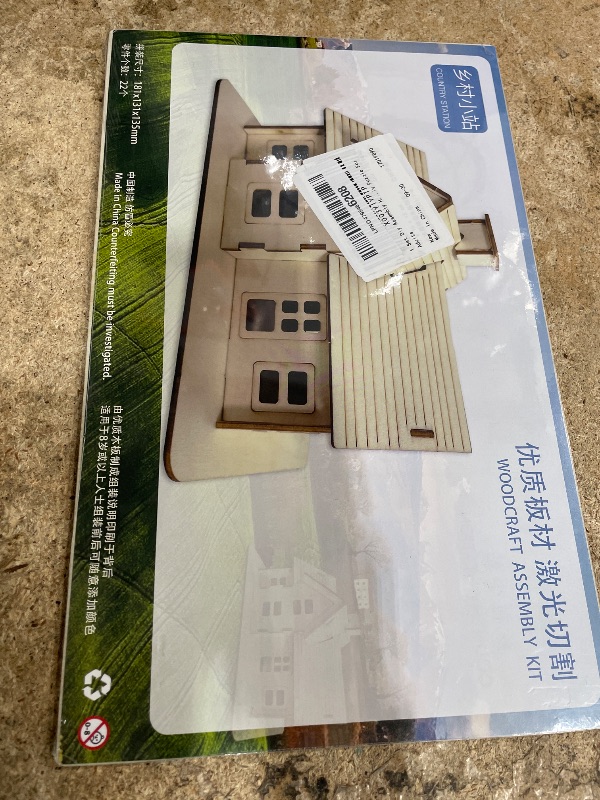 Photo 1 of 1 Set 3D Wooden Puzzle Mini DIY Model House Kit Toys for Ages 8-13 Mini Doll House Tiny House Educational Toys Jigsaw Puzzles 3D Puzzles for 8 9 10 12 14 Year Old