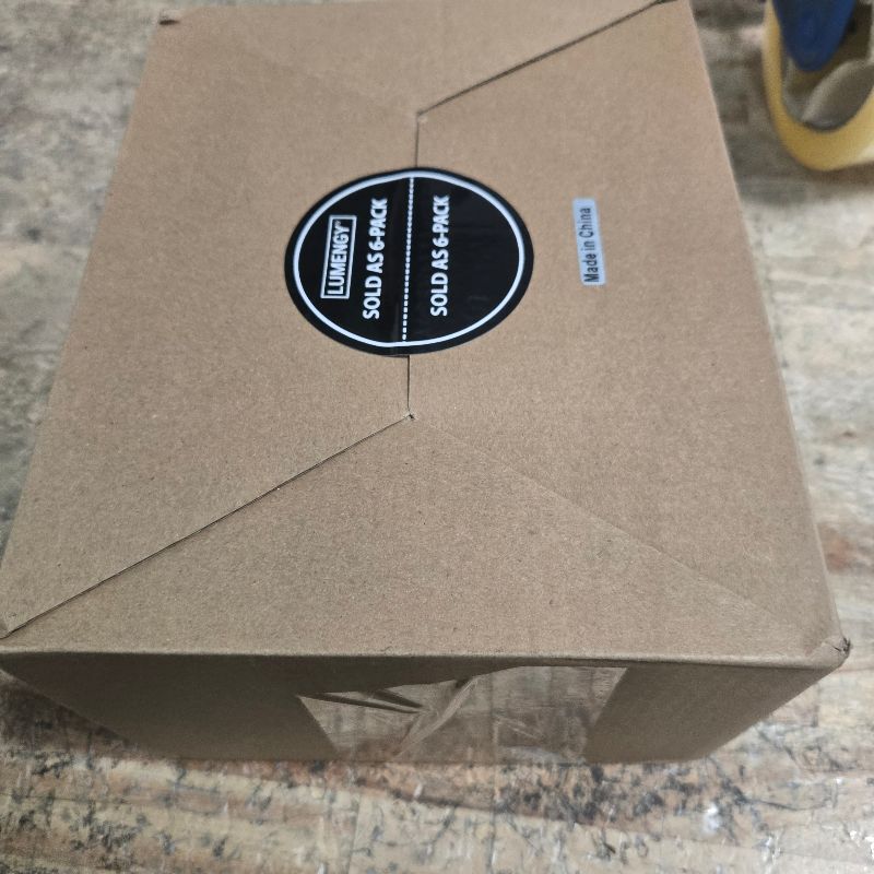 Photo 1 of **FACTORY SEALED** LUMENGY LED In-Ground Paver and Deck Light with Patented Ring Light Effect, 1W, 12V Low Voltage, IP67 Waterproof, for Decks, Driveways, Patios, Steps and Paver Surfaces, Brown Finish, 6 Pack