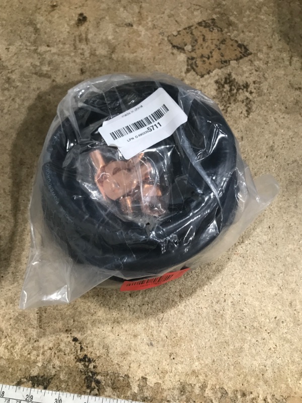 Photo 1 of 1/0 Gauge Black CCA Wire (20ft Single Roll) - Replacement Ground Cable for Car Amplifier & Big 3 Upgrade | Includes Terminals & Heat Shrink