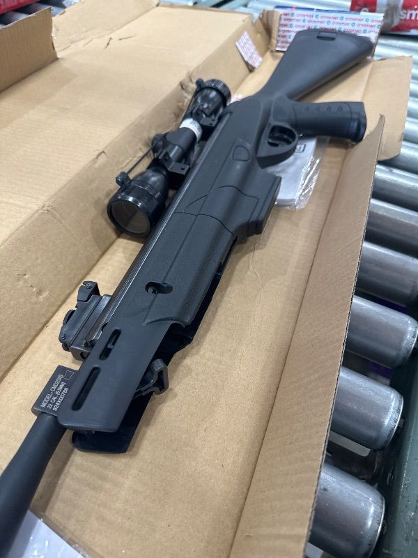 Photo 1 of ***SOLD FOR PARTS***Crosman Magfire Diamondback CMD2SXS .22-Caliber Auto NP Break Barrel Air Rifle and Scope
